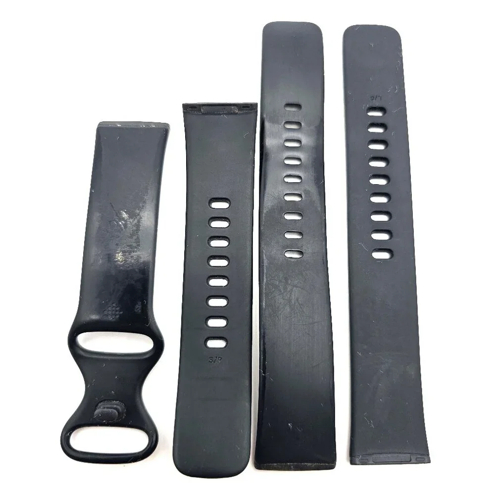 Fitbit Versa 3 / Sense Replacement Wristbands Black – Size S/P & L/G Set of 4